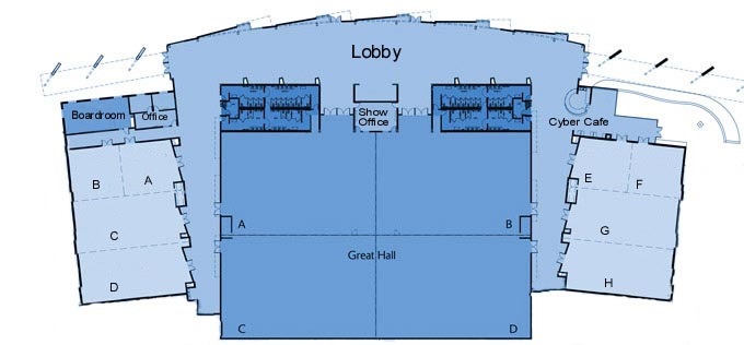 Three Rivers Convention Center Floor Plan